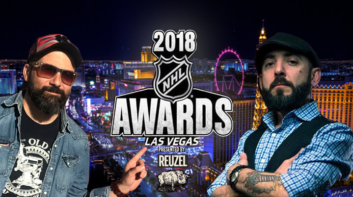 Rob from Back Alley Barber Shop promo photo for the NHL Awards in Las Vegas